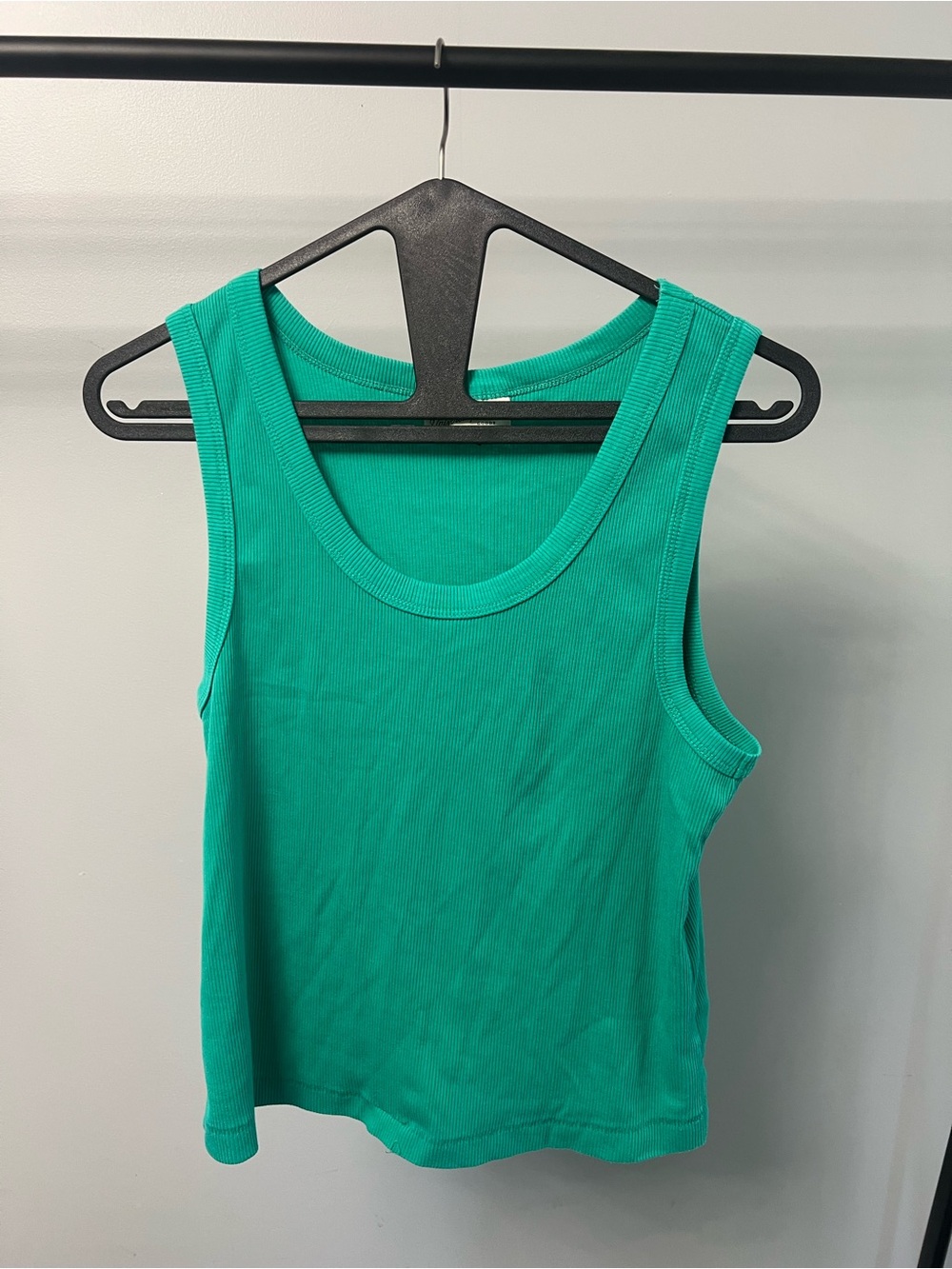 Universal Thread Teal Ribbed Scoop Neck Tank